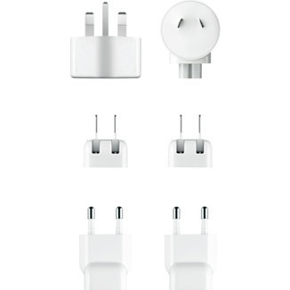 Apple World Travel Adapter Kit 7 AC Plugs for Worldwide Use with Select  Apple devices, MD837AM/A
