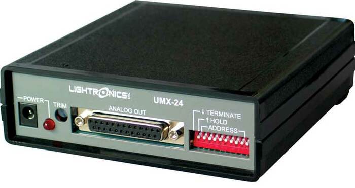 Lightronics UMX24 DMX And LMX To Analog Converter