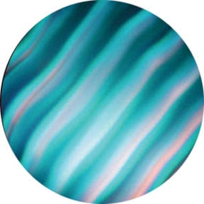 Rosco 33004 ColorWaves Glass Gobo, Cyan Waves For X24