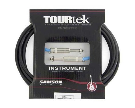 Samson TI25 25' Tourtek Instrument Cable, 1/4" Mono Male To Male