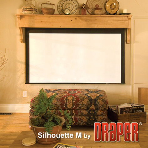 Draper 202163 60" X 60" Silhouette M Matt White Manual Projection Screen