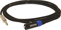 Whirlwind STM06 6' 1/4" TRS To XLRM Cable