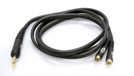 Whirlwind TS2R10 10' 1/4" TS To Dual RCA-M Cable