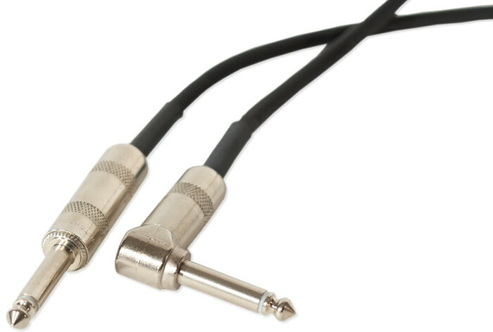 Line 6 Locking Guitar Cable for G30 2' Locking 1/4" To 1/4" Right-Angle Cable For Relay G30 Transmitters