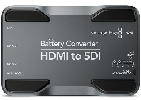 Blackmagic Design CONVBATT/HS HDMI To SDI Battery Converter