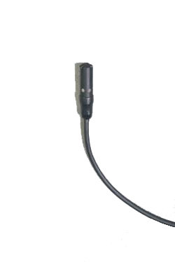 Audio-Technica AT898CL4 Submini Cardioid Condenser Lavalier Mic, No Power Module, Lemo For Sennheiser SK