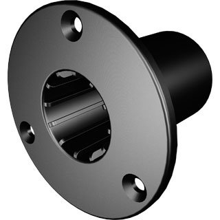 Grundorf 45-003 Pole Mount, Black Die Cast Zinc