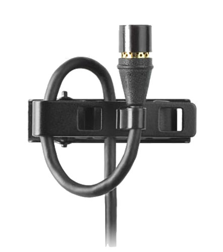 Shure MX150B/C-TQG Cardioid Lavalier Microphone With TA4F Connector, Black