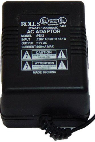 Rolls PS12 12VAC Power Adapter