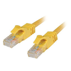 Cables To Go 27191 CAT6 Patch Cable, Yellow, 3'