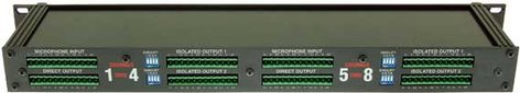 Pro Co MS83 8-Channel 1x3 Microphone Splitter