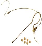 Point Source CO-3-KIT-AK-BE Dual Earworn CO-3 Mic With 3-pin Mini Connector For AKG Wireless Systems, Beige