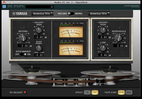 Steinberg VINTAGE-OPEN-DECK Vintage Open Deck Analog Tape Software Plug-in (VST3/VST2.4/AU)[DOWNLOAD]