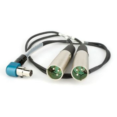 Lectrosonics MCSR/5PXLR2 12" Female TA5F To Two Male XLR Adapter For SR Type Receivers