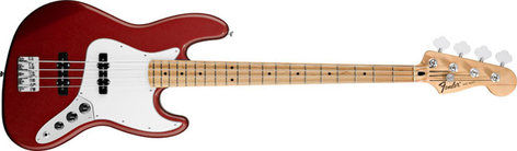 Fender JBASS-STANDARD Standard Jazz Bass Bass Guitar, No Bag
