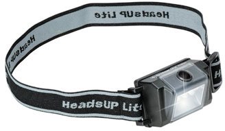 Pelican Cases 2610C Headlamp HeadsUp Flashlight, 14-30 Lm