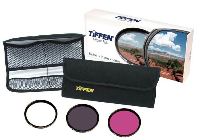Tiffen 58DFK3 58mm Deluxe Filter Kit