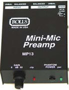 Rolls MP13 1-Channel Mini Microphone Preamplifier