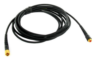 DPA CM2218B00 1.8m (5.9') MicroDot Extension Cable, 2.2mm Diameter, Black