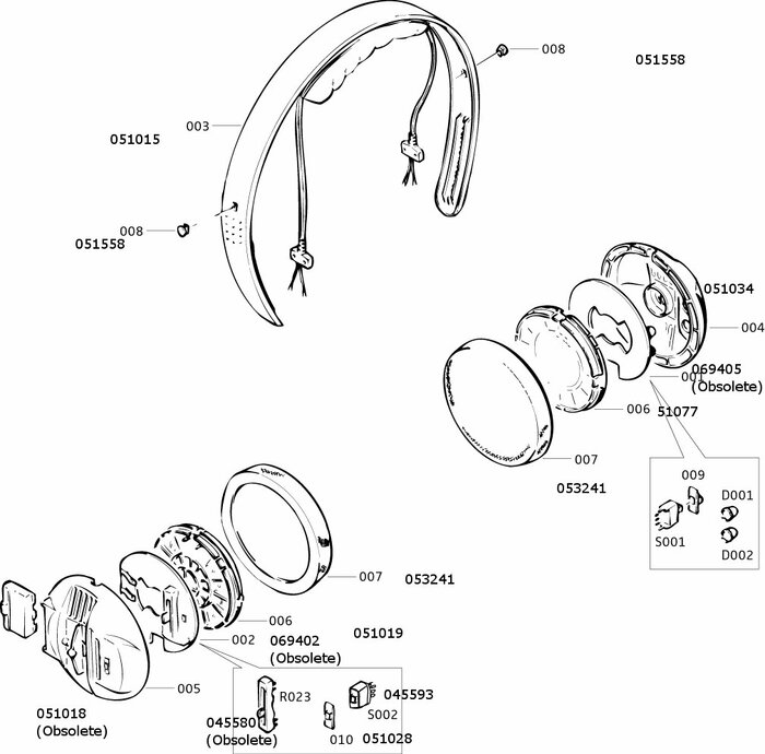 Sennheiser 053241 Earpads (Pair)