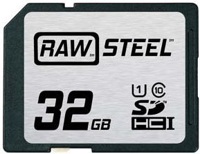 Hoodman RAWSDHC32GBU1 32GB Steel UHS-1 Card