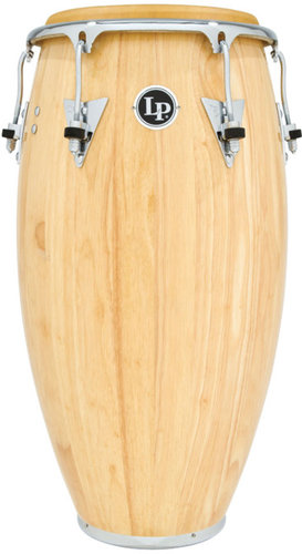 Latin Percussion LP522X-AWC 11" Classic Model Wood Quinto In Natural Finish With Chrome Hardware