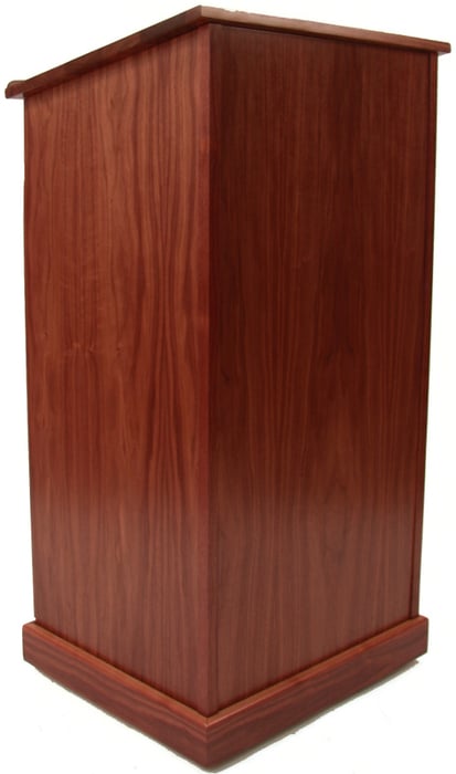 AmpliVox W470-MAHOGANY-CORD10 Chancellor Lectern In Mahogany