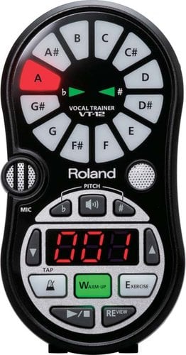 Roland VT-12 Vocal Trainer - black Built-In Tuner And Metronome