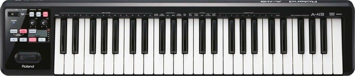 Roland A-49 Midi Keyboard Controller - Black 49-Key MIDI Keyboard