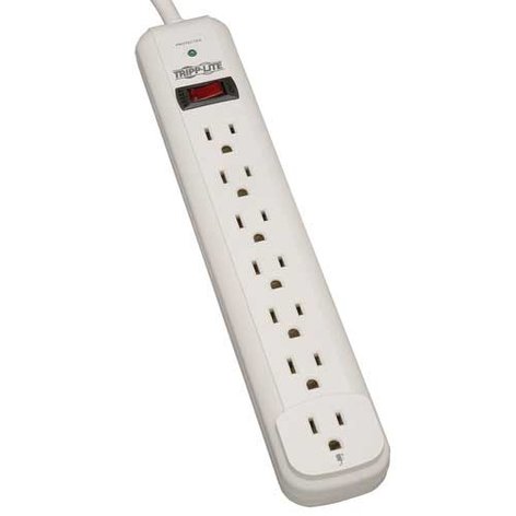Tripp Lite STRIKER Protect It! 7-Outlet Surge Protector, 6' Cord