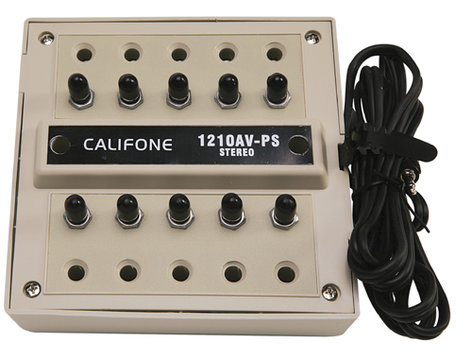 Califone 1210AVPS 10-Position Stereo Jackbox
