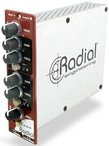 Radial Engineering Q4 Class-A, 100% Discrete 4 Band EQ With Semi-Parametric Mid-Range