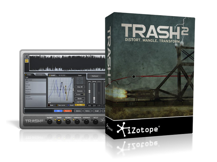 iZotope TRASH-2 Distortion Processor Software (Electronic Delivery)