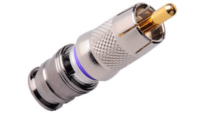 Liberty AV CM-RG6M-RCA RCA Plugs For RG6 Cable