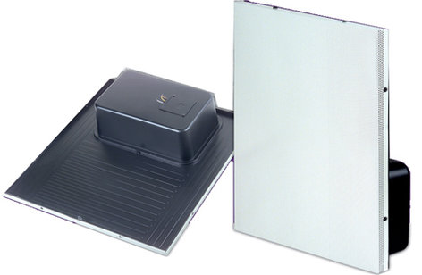 Bogen CSD2X2VR 8" 2-Way 2'x2' Drop-In Ceiling Speaker With Recessed Volume Control, White