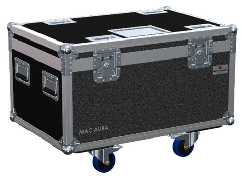 Martin Pro MAC Aura Flightcase 6-Fixture MAC Aura Flight Case With Padded Interior