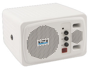 Anchor AN130U1RC+ 4.5" Powered Speaker 30W With Wireless Receiver And Remote, White