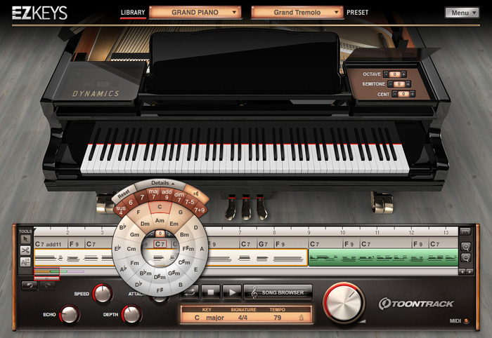 Toontrack EZ-KEYS-GRAND Grand Piano Software Instrument (Electronic Delivery)