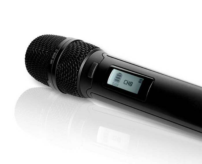 Sennheiser SKM 9000 BK COM A1-A4 Handheld Transmitter, Digital, HD And LR Mode, Command Function, Black