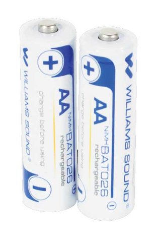 Williams AV BAT 026-2 1.2V AA Rechargeable NiMH Battery, 2 - Pack