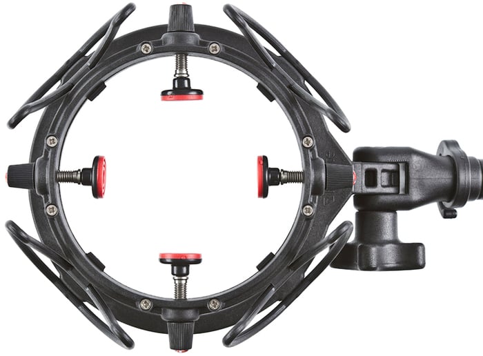 Rycote 044912 InVision USM-VB Universal Studio Shockmount For Microphones 55-68mm In Diameter, 99g Weight Cap.