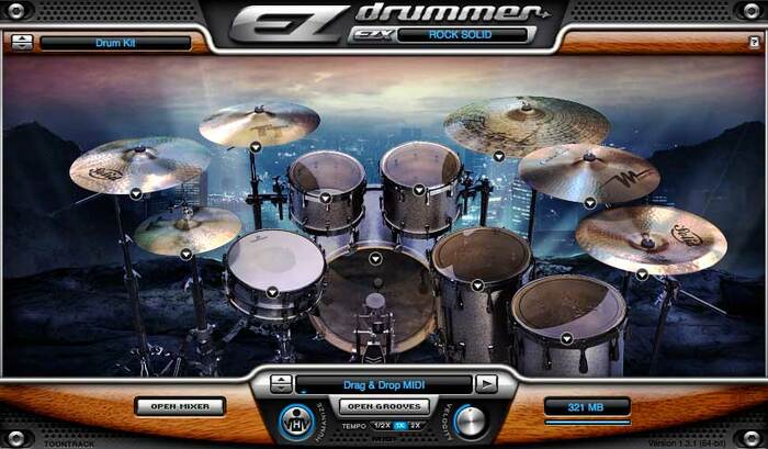 Toontrack ROCK-SOLID Rock Solid EZX Software Drum Expansion (Electronic Delivery)