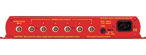 Sonifex RB-DDA6W 6-Way Word Clock Distribution Amplifiers