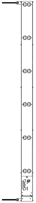 Leprecon W-6RD Watson Power Management, 6-Duplex Out In 6' Raceway