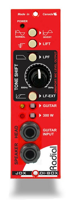 Radial Engineering JDX-500 Guitar Cabinet Simulator With Reactive Load For Natural Amp Tone And Feel