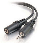 Cables To Go 40405-CTG 1.5' 3.5mm M-F Stereo Audio Extension Cable