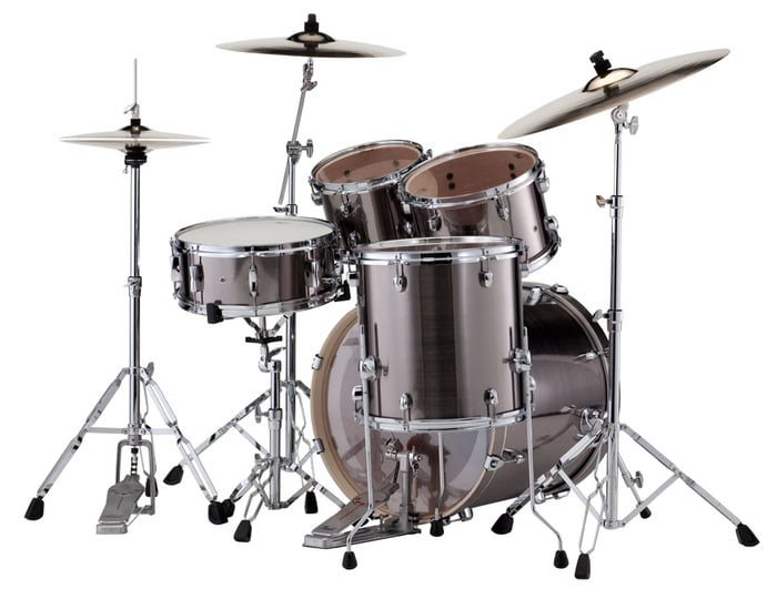 Pearl Drums EXX725S-21 EXX Export Series 5-Piece Drum Kit With Hardware In Smokey Chrome Finish
