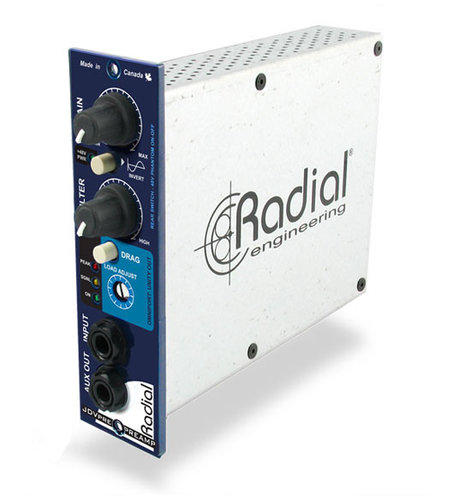Radial Engineering JDV-Pre Instrument Preamp, Class-A, Drag Control, Drag Control And High Pass Filter