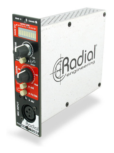 Radial Engineering PowerTube Tube Microphone Preamp, Class-A With Jensen Transformer