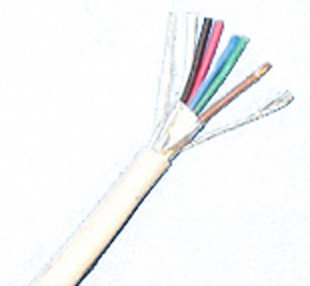 Liberty AV 22-6C-PSH-WHT 1000' White Commercial Grade 22 AWG 6 Conductor Plenum Shielded Cable